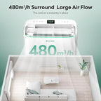 ZAFRO 8,000 BTU Portable Air Conditioners 4 Modes Portable AC Unit with Fast Cooling