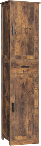 usikey 67'' Tall Bathroom Cabinet, Storage Cabinet with 4 Shelves & 2 Doors