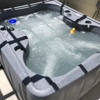 Aquarest Spas Powered By Jacuzzi Pumps 4 Person 12 Jet Rectangular Plug And Play Hot Tub