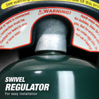 Portable Propane Radiant Heater, 4,000-9,000 BTU, for campers, workshops, patios, and more