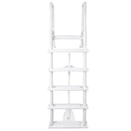 Aqua Select Heavy Duty Resin In-Pool Ladder w/ Entrapment Barrier for Above Ground Pools