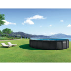 INTEX 26339EP Ultra XTR 24' x 52 Round Frame Above Ground Swimming Pool Set with Pump