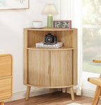 Corner Cabinet, 66.73'' Tall Modern Corner Bathroom Storage Cabinet