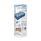 Open Box Bestway 13 ' x 32  Rectangular Above Ground Swimming Pool, Blue