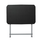 Lifetime 30-Inch Rectangle Folding Table, Light Commercial Grade, Indoor/Outdoor, Black