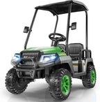 R9 24V Children's Golf Cart with Remote Control Removable Awning
