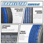 Travelstar ECOPATH HT LT245/75R16 10Ply E 120/116S All Season 245/75/16 Light Truck SUV Tires