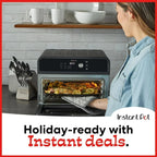 Instant Pot Omni Plus 19QT/18L Toaster Oven Air Fryer 10-in-1 Functions Fits 12 Pizza Crisp Broil