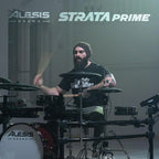 Alison Strata Prime Electronic Drum Set with Touch Screen Dual Area Grid Head