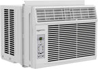 Amazon Basics 5000-BTU Window Air Conditioner with Quiet Operation, Up to 150 Sqf, Cool and Fan Functions, Washable Filter, Adjustable Window Kit