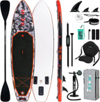 FunWater Inflatable Stand Up Paddle Board Premium SUP Paddle Accessories EVA Deck