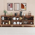 Free Standing Cabinet Black Wood for Living Room, Bedroom, Dining Room, Hallway, Entryway