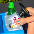 Step2 Whisper Ride II Ride On Push Toy Car Pink Ride On Car Seat Belt Easy Storage Transport
