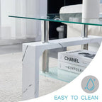 Living Room Rectangle Coffee Table Tea Table Suitable for Waiting Room Modern Side Coffee Table