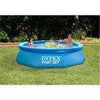 Intex 8 foot x 24 inch Easy Set Round Above Ground  Swimming Pool with Filter Pump, 28107EH