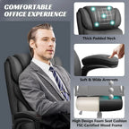 Office Chair Large High-Foot Computer Desk Chair Chair Lumbar Support Rotating Computer Chair
