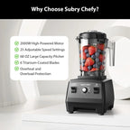 Countertop Blender Pro 2000W, Professional High Speed Blender 68 oz, Heavy Duty Kitchen Mixer