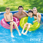 INTEX Metal Frame 10' x 30 Outdoor Swimming Pool with Filter Pump & Cover