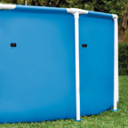 INTEX Metal Frame 12ft x 30in Above Ground Swimming Pool Set w/Filter Pump
