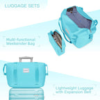 Luggage 6-piece hardshell expandable suitcase lightweight travel carry-on luggage set
