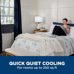 GE Window Air Conditioner Unit 5,000 BTU for Small Rooms up to 150 sq ft Manual Adjustable Fan