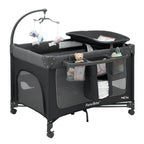 Pamo Babe Baby Playpen - Heavy-duty steel frame provides a safe sleeping space and portable crib