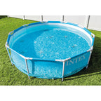 Intex: Beachside Metal Frame Pool - 10' x 30 - Above Ground Swimming, Puncture-Rust Resistant, T-Joint Setup, Family Water Play, 1185 Gal, 28206EP