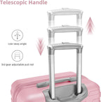 Luggage 6-piece hardshell expandable suitcase lightweight travel carry-on luggage set