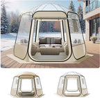 VEVOR Pop up Sports Tent, 8 Sizes Optional Clear Bubble Tent for 1-6 Person
