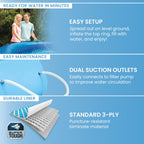 Intex 8 foot x 24 inch Easy Set Round Above Ground  Swimming Pool with Filter Pump, 28107EH