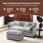 ihanherry 146-inch U-shaped modern sofa modular area cloud sofa