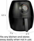 Chefman Compact 6.3-Quart Digital Air Fryer with Rotisserie Dehydrator and Convection Oven