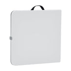 Mainstays 4' Adjustable Height Centerfold Folding Table, Black