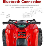 Best Choice Products 12V Kids Ride-On Electric ATV 4-Wheeler Quad Car Toy Bluetooth Audio