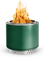 Solo Stove Bonfire 2.0 with Stand, 19.5 Inch Smokeless Fire Pit with Removable Ash Pan - Portable Outdoor Fire Pit - Stainless Steel Wood Burning Fireplace, Ideal for 4-6 People, 21.75 lbs