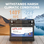 UPLUS Group Size 47 AGM Car Battery,H5 L2 12V 60Ah 660CCA 100RC Maintenance Free Start and Stop Automotive Replacement Battery