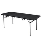 Mainstays 6' Rectangle Centerfold Folding Table, White
