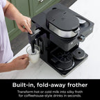 Ninja Espresso & Coffee Maker & Barista System, 3 Espresso Brew Styles
