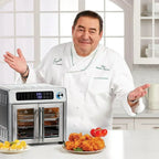 Extra Large French Door Air Fryer Toaster Oven Combo 24 Cooking Functions and Digital Controls