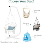 Best Choice Products Metal Hanging Hammock C-Stand for Chair Weather Resistant Finish