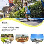 AOTOB 8FT 10FT 12FT 14 FT 15FT Trampoline with Safety Enclosure Net Outdoor Trampoline