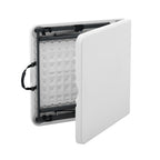 Mainstays 4' Adjustable Height Centerfold Folding Table, White