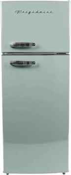 Frigidaire EFR753 2 Door Apartment Size Refrigerator with Freezer Retro Chrome Handle