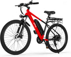 Qlife Racer Electric Bike for Adults - 21-Speed Mountain Lightweight Ebike