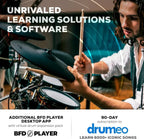 Alison Strata Prime Electronic Drum Set with Touch Screen Dual Area Grid Head