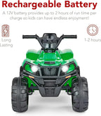 Best Choice Products 12V Kids Ride-On Electric ATV 4-Wheeler Quad Car Toy Bluetooth Audio