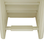 Aqua Select White Outside Flip-up Safety Ladder for Above Ground Pools 48-54H