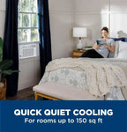 GE Window Air Conditioner Unit 5,000 BTU for Small Rooms up to 150 sq ft Manual Adjustable Fan