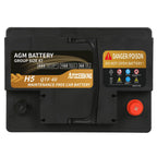 Autocessking Platinum AGM Battery, Group 47 Rechargeable Automotive Batteries for Car, 12V H5 680CCA 60Ah 100RC
