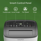 Waykar 2000 Sq. Ft Dehumidifier for Home and Basements, with Auto or Manual Drainage, 0.66 Gallon Water Tank Capacity